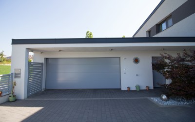 Garage eines Einfamilienhauses in Aschbach