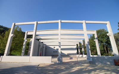 Errichtung einer Lagerhalle in Ybbsitz